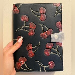 New! Coach Cherry Print Notebook